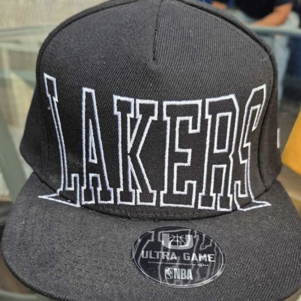NBA Black Lakers Cap